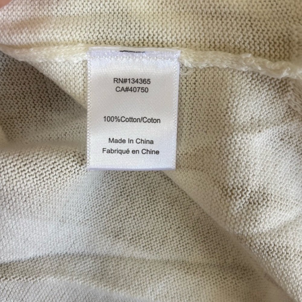 NWOT MarlaWynne 100% Cotton Kimono Cardigan Size 2X Tan Brushstroke Open Front - Picture 7 of 12